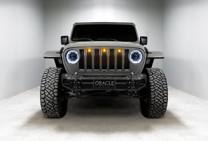 ORACLE Lighting Headlights Oracle Oculus Bi-LED Projector Headlights for Jeep JL/Gladiator JT - w/ Simple Cntrl SEE WARRANTY