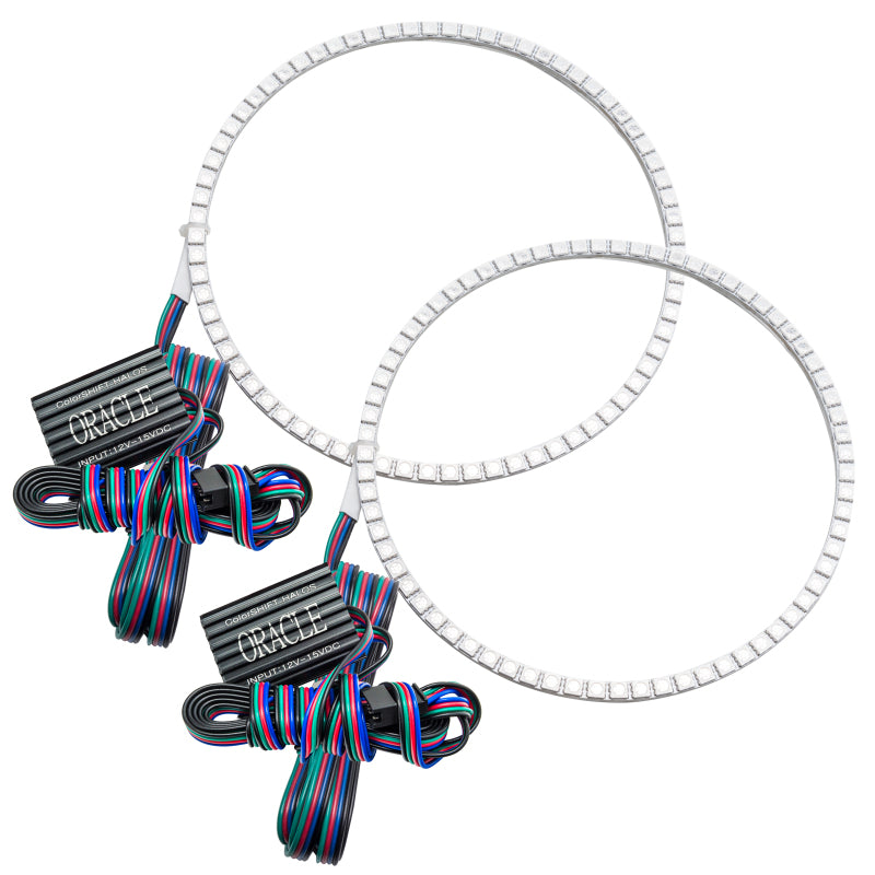 ORACLE Lighting Headlights Oracle Jeep Liberty 02-04 Halo Kit - ColorSHIFT w/o Controller SEE WARRANTY
