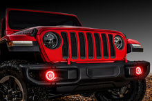 Load image into Gallery viewer, ORACLE Lighting Fog Lights Oracle Jeep Wrangler JL/Gladiator JT LED Surface Mount Fog Light Halo Kit - Red SEE WARRANTY