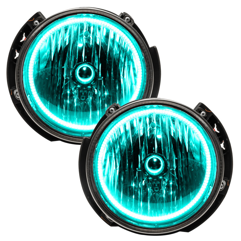 ORACLE Lighting Headlights Oracle 07-16 Jeep Wrangler JK SMD HL - ColorSHIFT w/ BC1 Controller SEE WARRANTY