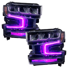 Load image into Gallery viewer, ORACLE Lighting Headlights Oracle 19-21 Chevy Silverado 1500 RGB+W Headlight DRL Kit - ColorSHIFT w/ BC1 Cntrl SEE WARRANTY