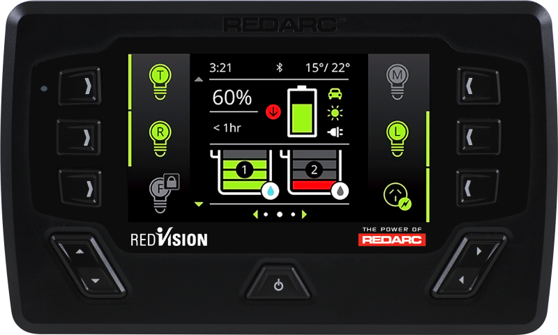 REDARC Battery Chargers REDARC Remote Control Unit - 4.3In Display TVMS Packed