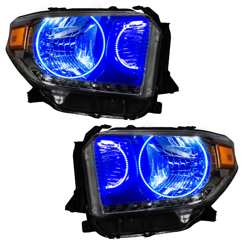 ORACLE Lighting Headlights Oracle 14-17 Toyota Tundra SMD HL - Dual Halo Kit - ColorSHIFT w/ BC1 Controller