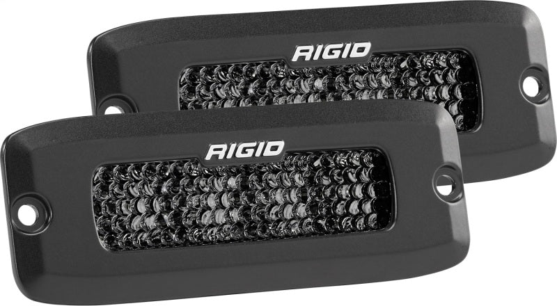 Rigid Industries Light Bars & Cubes Rigid Industries SR-Q Series PRO Midnight Edition - Spot - Diffused - Pair