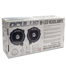 Load image into Gallery viewer, ORACLE Lighting Headlights Oracle Jeep Wrangler JL Oculus Bi-LED Projector Headlights- Graphite Metallic - 5500K SEE WARRANTY