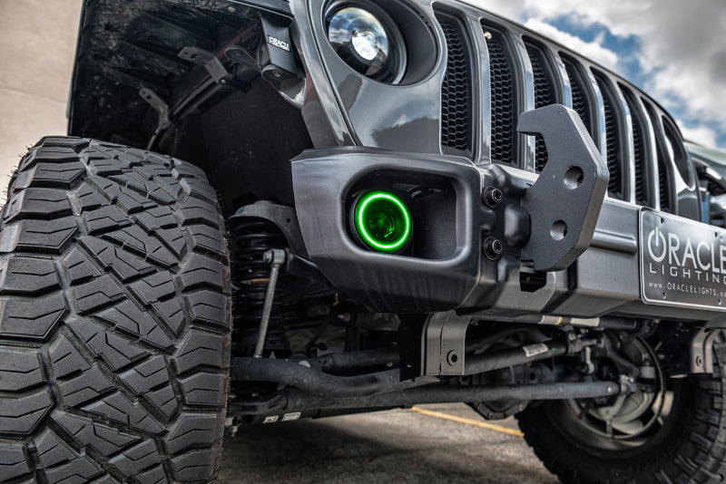 ORACLE Lighting Fog Lights Oracle Jeep Wrangler JK/JL/JT High Performance W LED Fog Lights - ColorSHIFT - Dynamic SEE WARRANTY