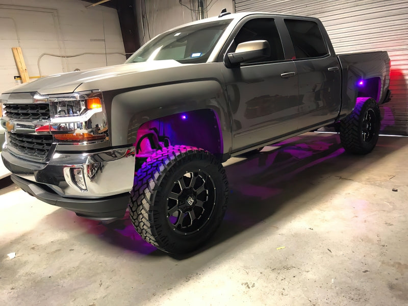 ORACLE Lighting Light Bars & Cubes Oracle Bluetooth + RF Underbody Rock Light Kit - 4 PCS - ColorSHIFT SEE WARRANTY