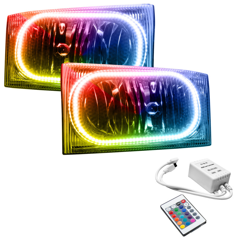 ORACLE Lighting Headlights Oracle 99-04 Ford F250 LED HL - ColorSHIFT w/ Simple Controller SEE WARRANTY