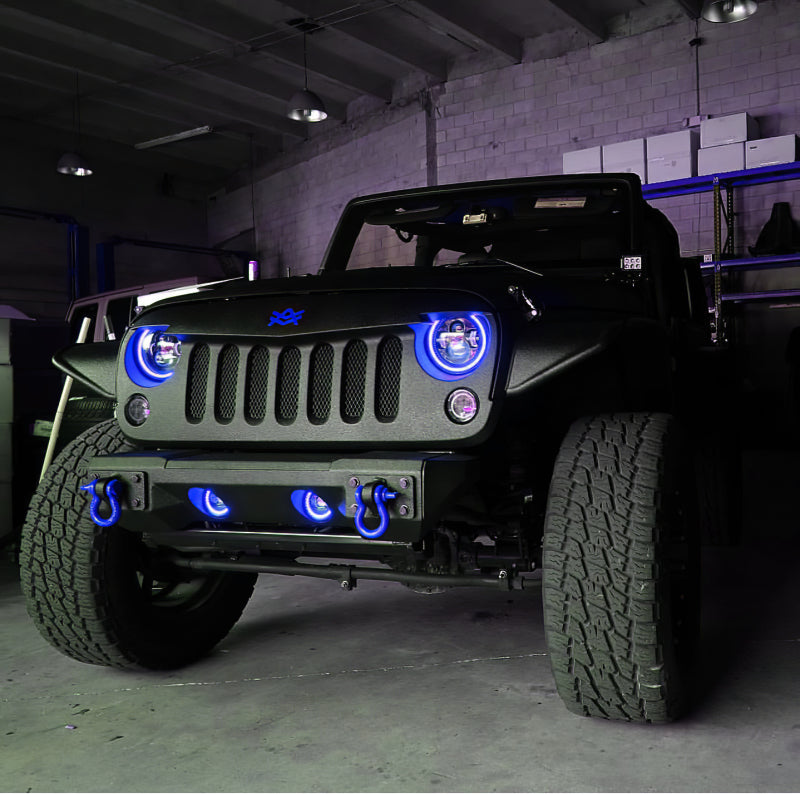 ORACLE Lighting Headlights Oracle 7in High Powered LED Headlights - Black Bezel - Dynamic - Dynamic SEE WARRANTY