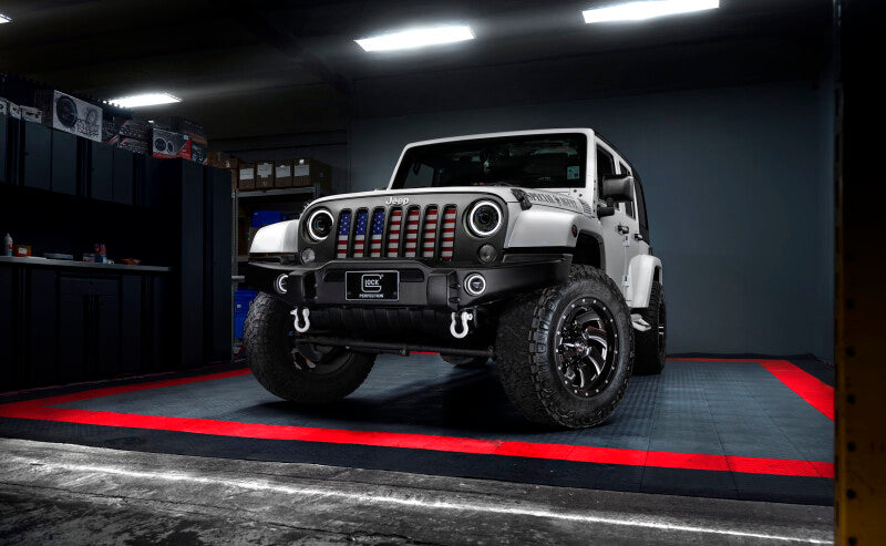 ORACLE Lighting Light Bars & Cubes ORACLE Lighting 0718 Jeep Wrangler JK Oculus 7in Switchback BiLED Projector Headlights SEE WARRANTY