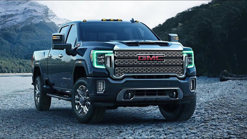 ORACLE Lighting Headlights Oracle 20-21 GMC Sierra 2500/3500 HD RGB+W Headlight DRL Kit - w/ BC1 Controller SEE WARRANTY