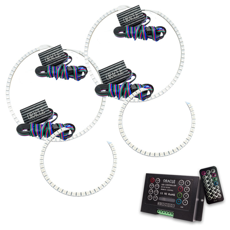 ORACLE Lighting Headlights Oracle GMC Yukon 07-10 Halo Kit - ColorSHIFT w/ 2.0 Controller SEE WARRANTY