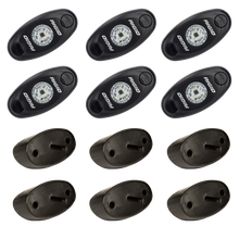 Load image into Gallery viewer, Rigid Industries Sidemarkers &amp; Indicators Rigid Industries Rock Light Kit- Amber (6 lights)
