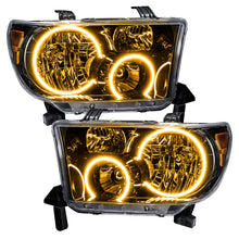 Load image into Gallery viewer, ORACLE Lighting Headlights Oracle 07-11 Toyota Tundra Pre-Assembled Headlights - Black Housing - ColorSHIFT w/ BC1 Controller