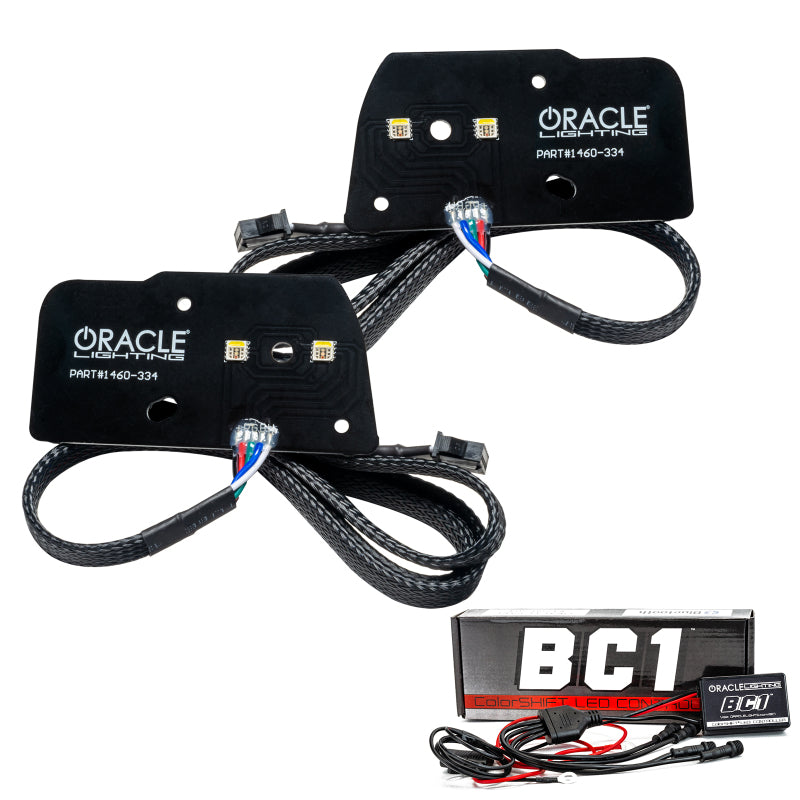 ORACLE Lighting Headlights Oracle 21-22 Ford F-150 ColorSHIFT RGB+W Headlight DRL Upgrade Kit w/ BC1 Controller SEE WARRANTY