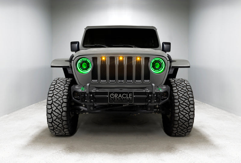ORACLE Lighting Headlights Oracle Oculus Bi-LED Projector Headlights for Jeep JL/Gladiator JT - w/ BC1 Controller SEE WARRANTY