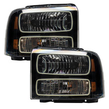 Load image into Gallery viewer, ORACLE Lighting Headlights Oracle 05-07 Ford F-250/350 SMD HL - Black - ColorSHIFT w/ BC1 Controller