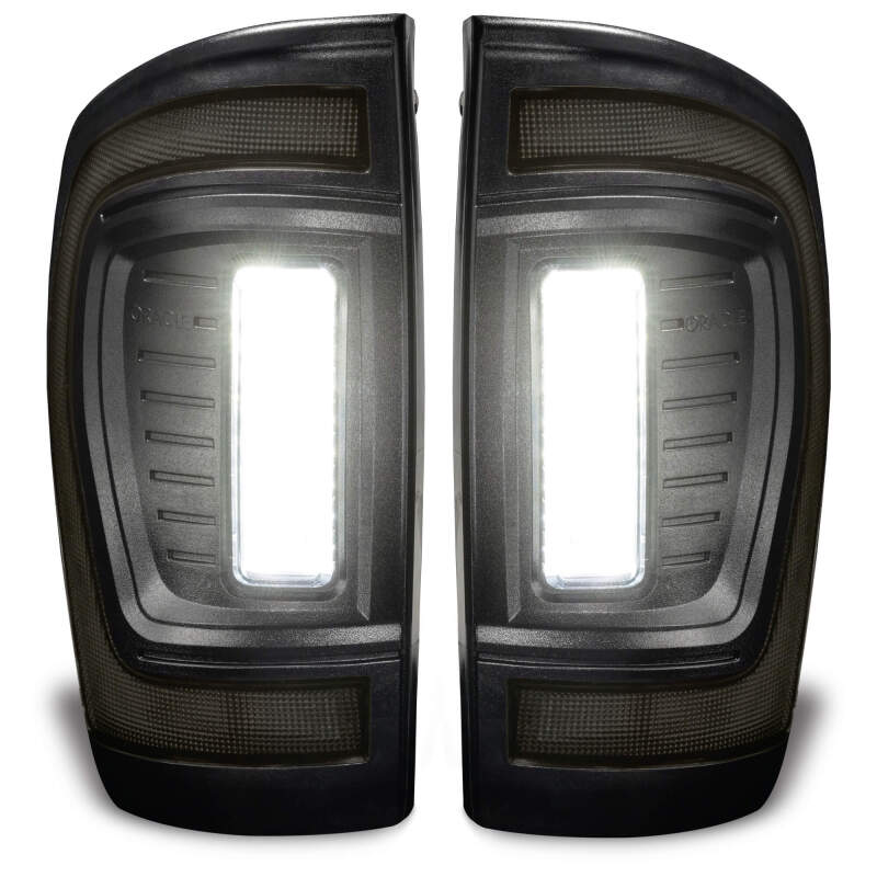 ORACLE Lighting Tail Lights Oracle Lighting 16-23 Gen 3 Toyota Tacoma Black Series Flush Style LED Tail Lights SEE WARRANTY