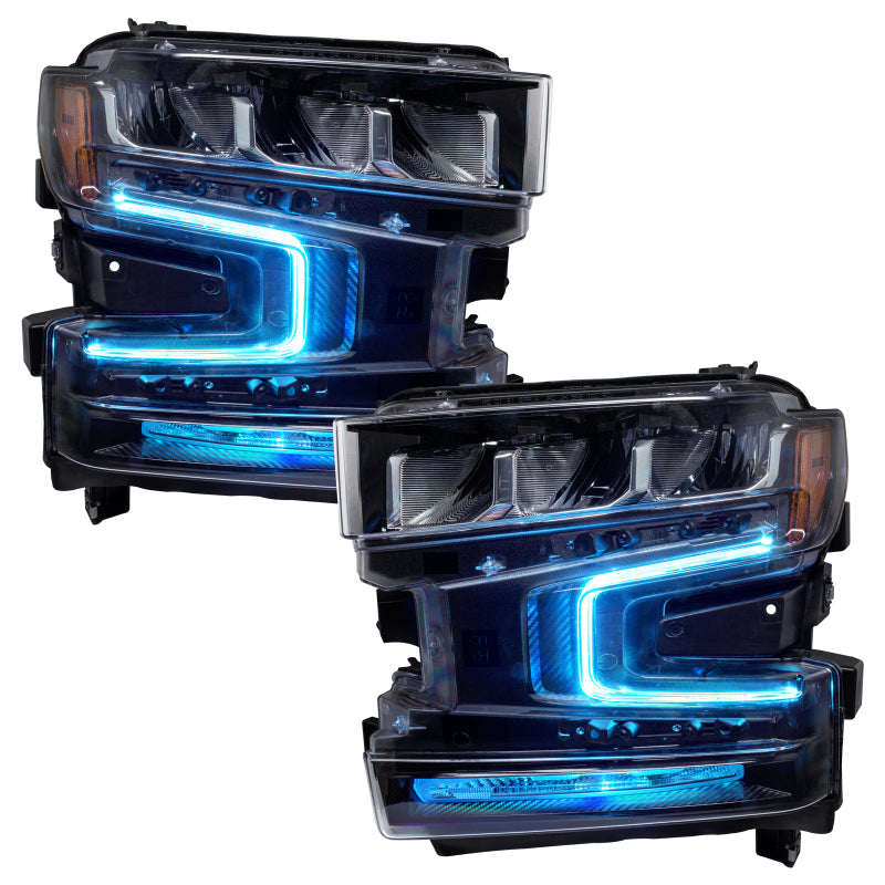 ORACLE Lighting Headlights Oracle 19-21 Chevy Silverado 1500 RGB+W Headlight DRL Kit - ColorSHIFT w/ BC1 Cntrl SEE WARRANTY