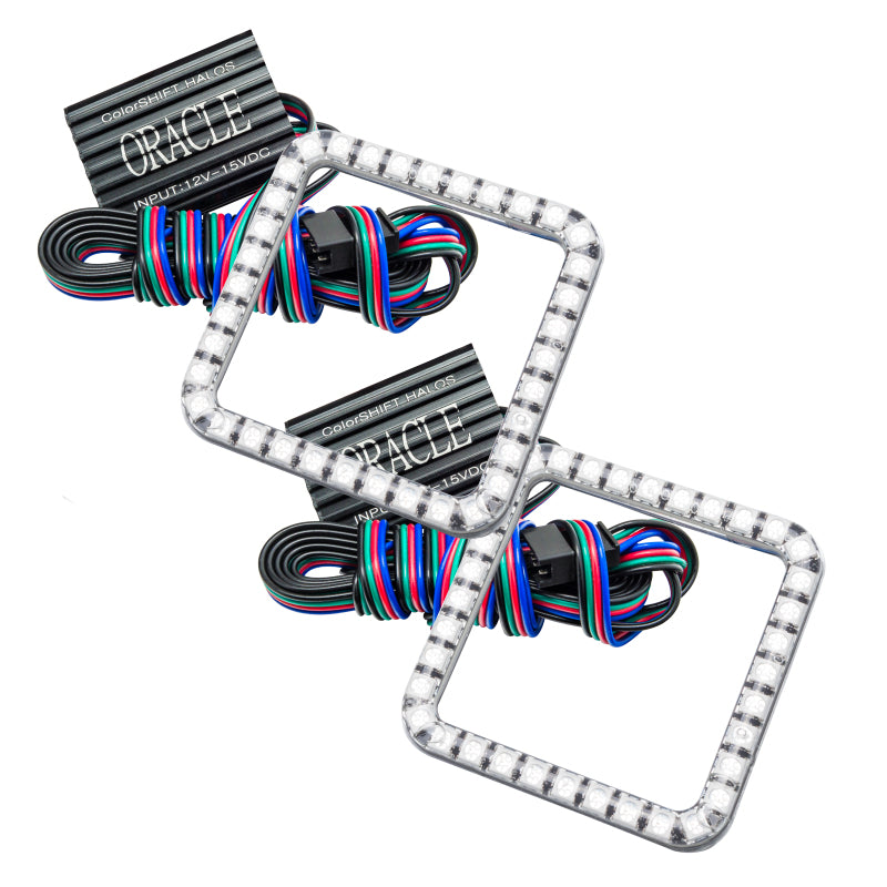 ORACLE Lighting Fog Lights Oracle Ford Ranger 04-05 LED Fog Halo Kit - ColorSHIFT SEE WARRANTY
