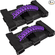 Load image into Gallery viewer, Offroad Trading Company Roll Bar Grab Handles for Jeep Wrangler, Gladiator, and CJs-Purple OTC