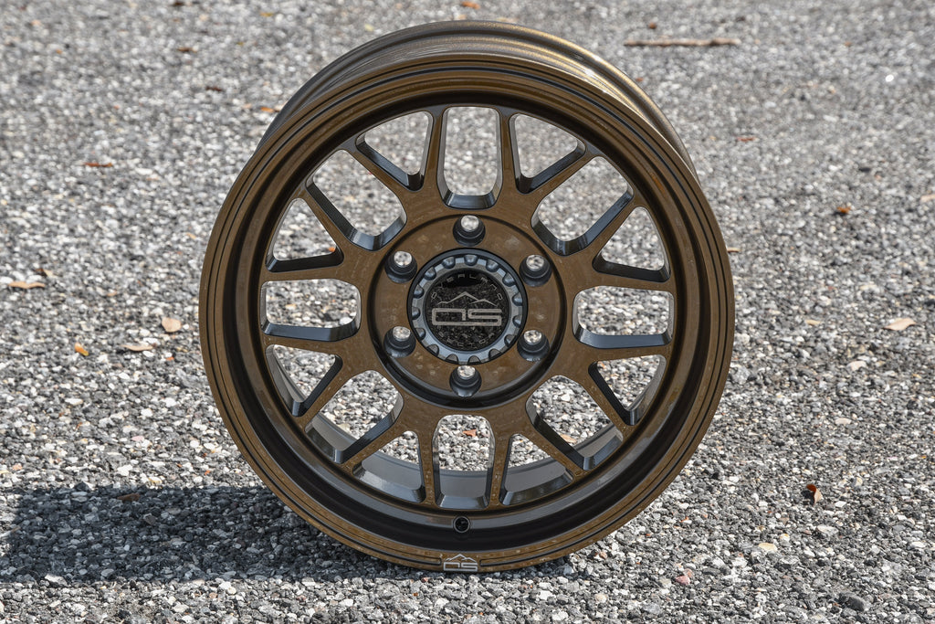 Overland Sector Hyperdrive Flow Formed 17x8.5 +25 6x139.7 106.1mm All Gloss Bronze