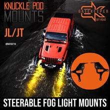 Load image into Gallery viewer, Jeep JL / JT Steerable Knuckle Pod Light Mounts (2018+ Gladiator/Wrangler)
