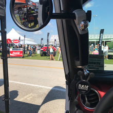 Load image into Gallery viewer, CMM Offroad Mirrors JL/JLU A-Pillar Side Mirror with Base Mount,  Driver OR Passenger Side
