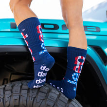 Load image into Gallery viewer, Jeep - USA Flag Crew Socks