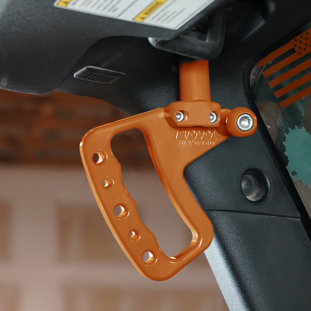 CMM Offroad Jeep 1" / orange JK & JKU Front Loop Grab Handles