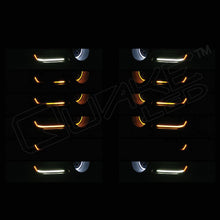 Load image into Gallery viewer, Quake LED Turn Signal Light Jeep 95 X 425 Inch Retro Fit Slim Chop Kit DRL with Sequential Switchback - QTE992