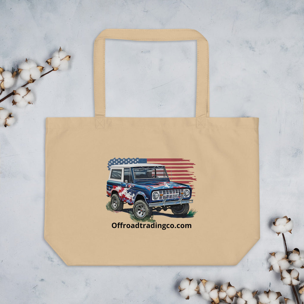 Offroad Trading Company Vintage Bronco Large Tote Bag