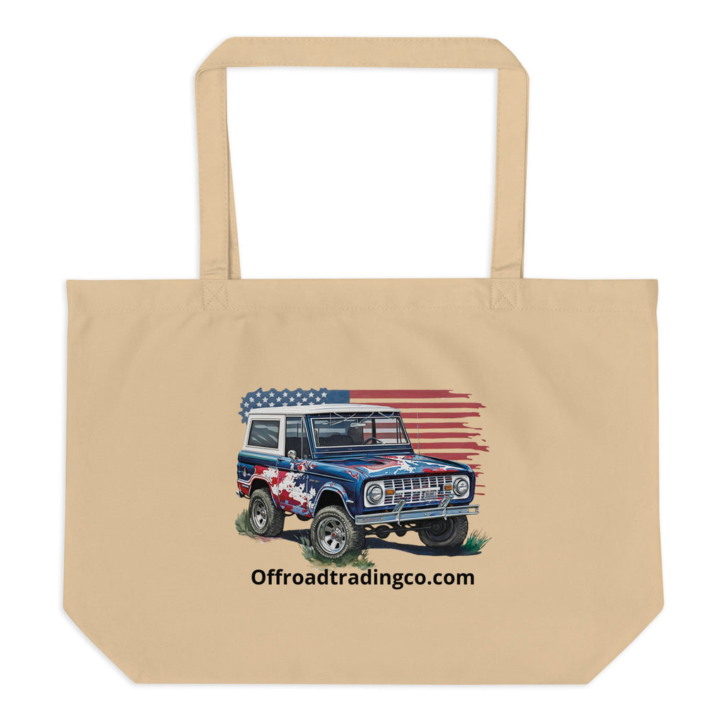 Offroad Trading Company Vintage Bronco Large Tote Bag