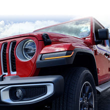 Load image into Gallery viewer, Quake LED Turn Signal Light Jeep 95 X 425 Inch Retro Fit Slim Chop Kit DRL with Sequential Switchback - QTE992