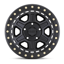 Load image into Gallery viewer, BR RENO 17X9 5X127 +0 71 M-BLK BRASS HW