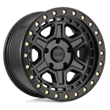 Load image into Gallery viewer, BR RENO 17X9 5X127 +0 71 M-BLK BRASS HW