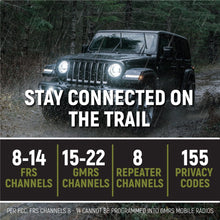 Load image into Gallery viewer, Rugged Radios Radio Kits Jeep Wrangler JK and JKU Two-Way GMRS Mobile Radio Kit