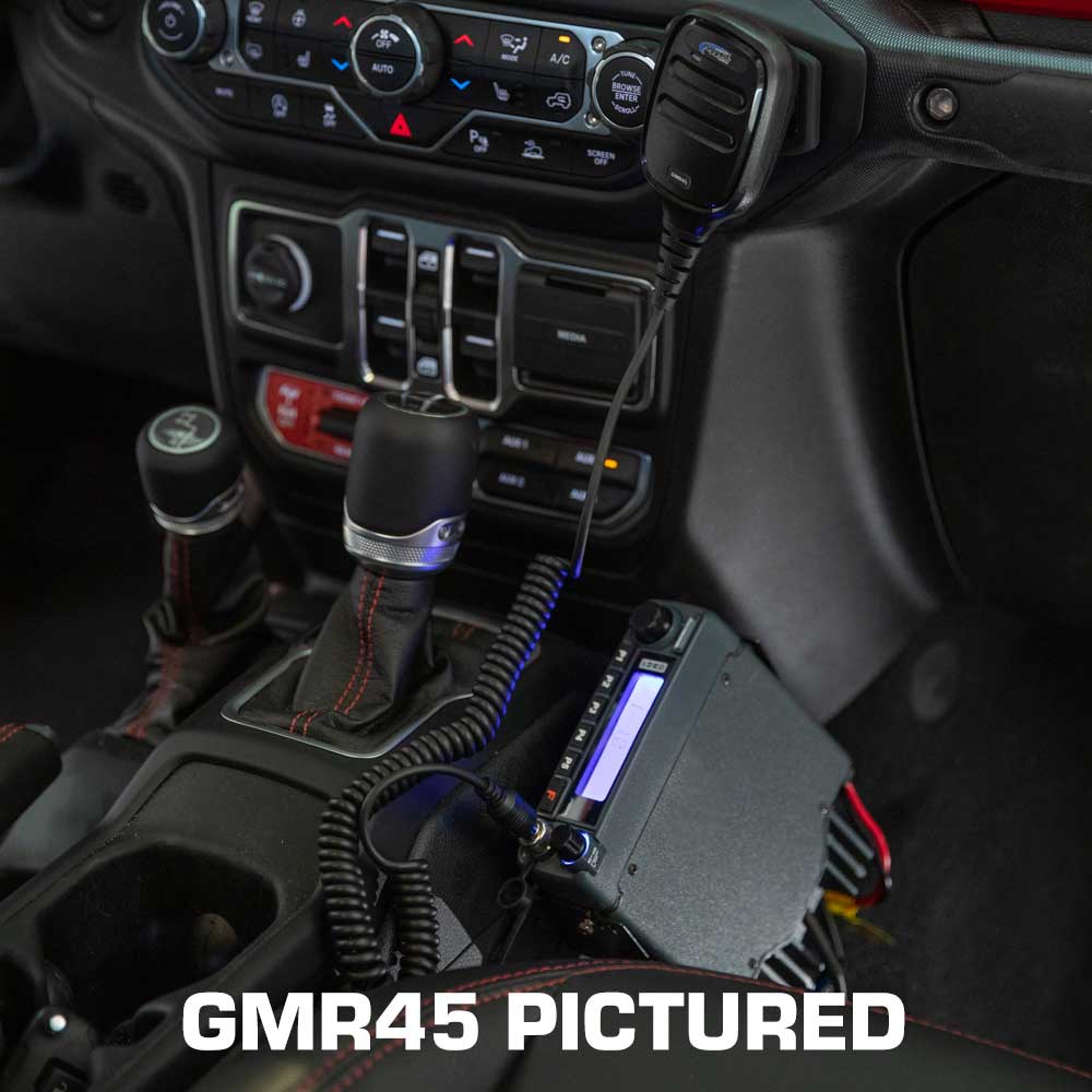 Rugged Radios Radio Kits Jeep Wrangler JL, JLU, and Gladiator JT Two-Way GMRS Mobile Radio Kit