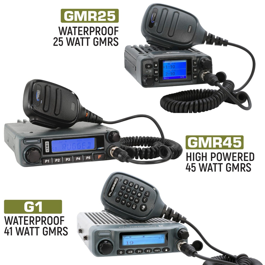 Rugged Radios Radio Kits Mercedes Sprinter Van Two-Way GMRS Mobile Radio Kit