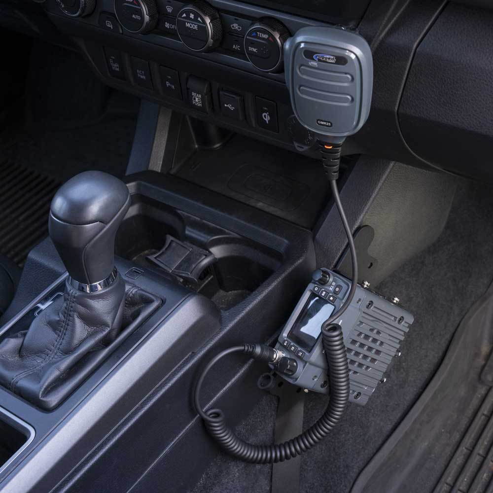 Rugged Radios Radio Kits Toyota Tacoma, 4Runner, Sequoia, Lexus Two-Way GMRS Mobile Radio Kit