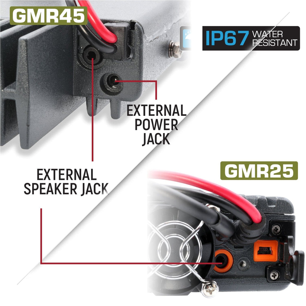 Rugged Radios Radio Kits Toyota Tacoma, 4Runner, Sequoia, Lexus Two-Way GMRS Mobile Radio Kit
