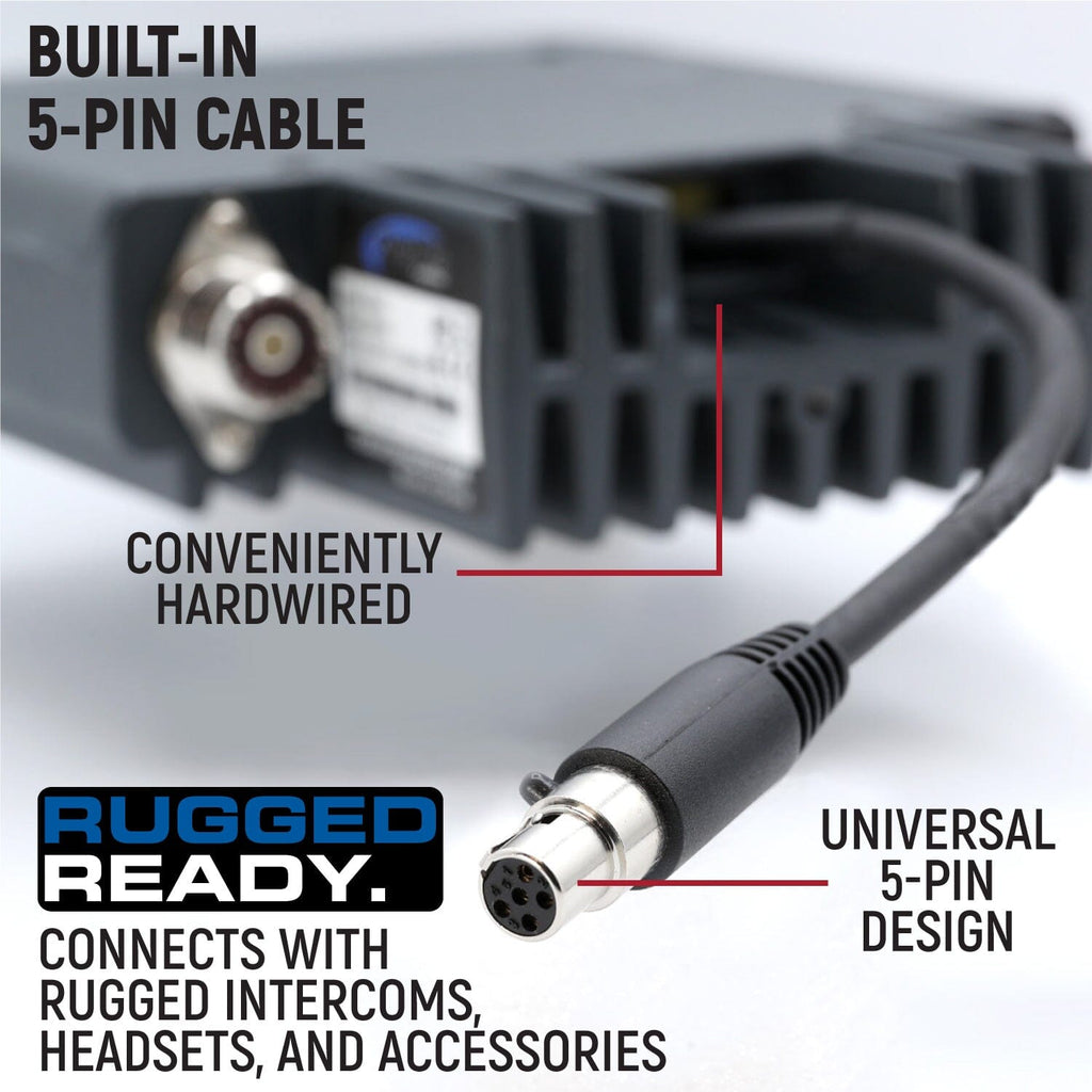 Rugged Radios Radio Kits Toyota Tacoma, 4Runner, Sequoia, Lexus Two-Way GMRS Mobile Radio Kit