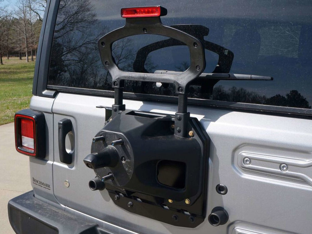 Rusty's Off Road Products Rusty's Spare Tire Relocation Bracket - JL Wrangler