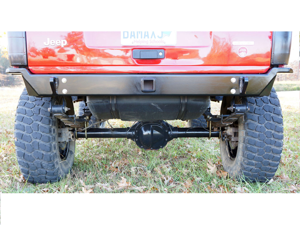 Rusty's Off Road Products Raw (Uncoated) Rusty's Bumper - Rear Corner Cut High-Clearance Trail Bumper