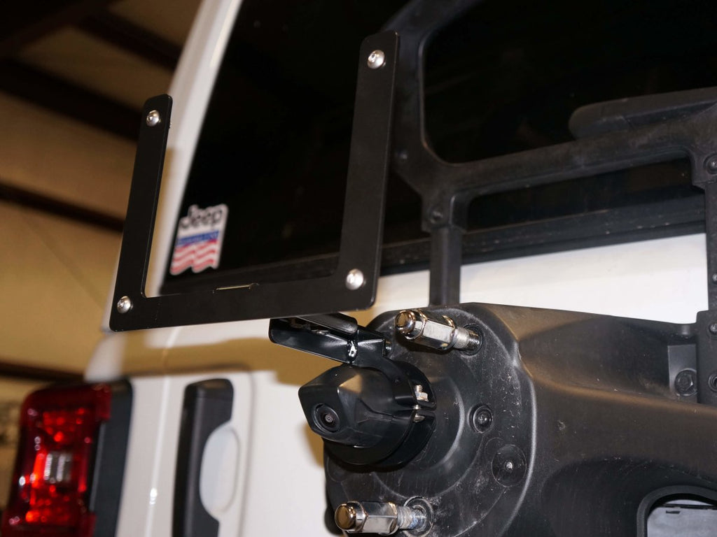 Rusty's Off Road Products Rusty's License Plate Relocation Bracket - JL Wrangler