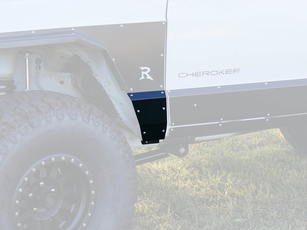 Rusty's Off Road Products Rusty's Rocker Covers for Steel Flares for Front Lower Panel Only  - XJ Cherokee