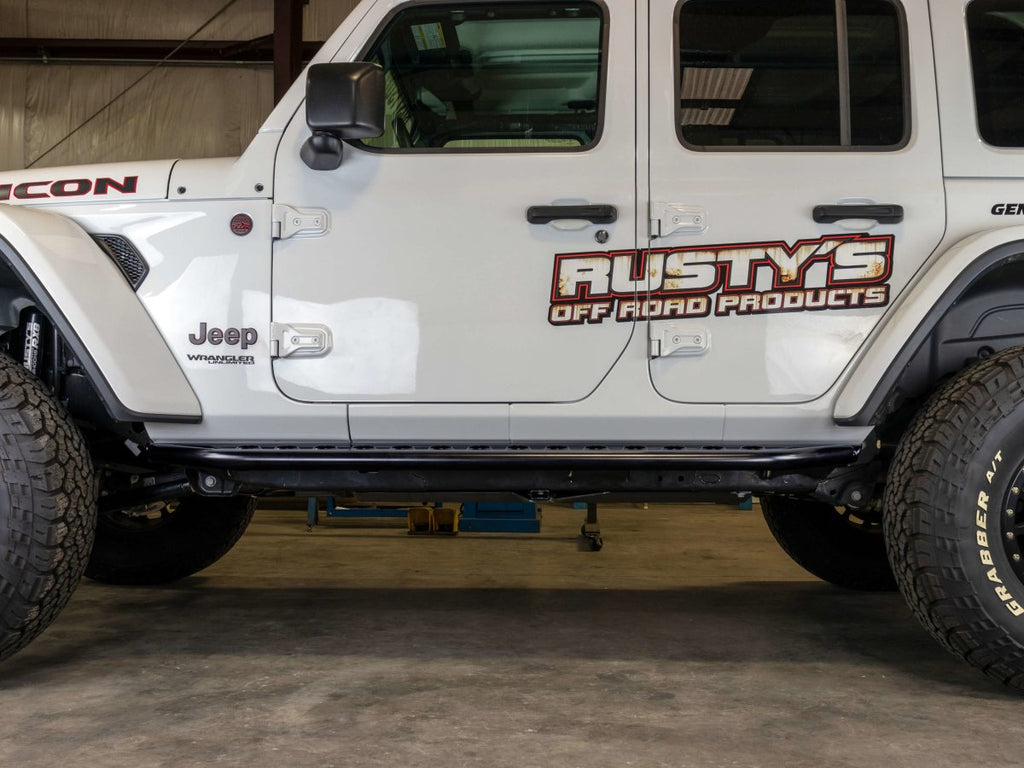 Rusty's Off Road Products Skid Plates Rusty's SideStep Rocker Armor - 2018-2023 JL Wrangler 4-Door