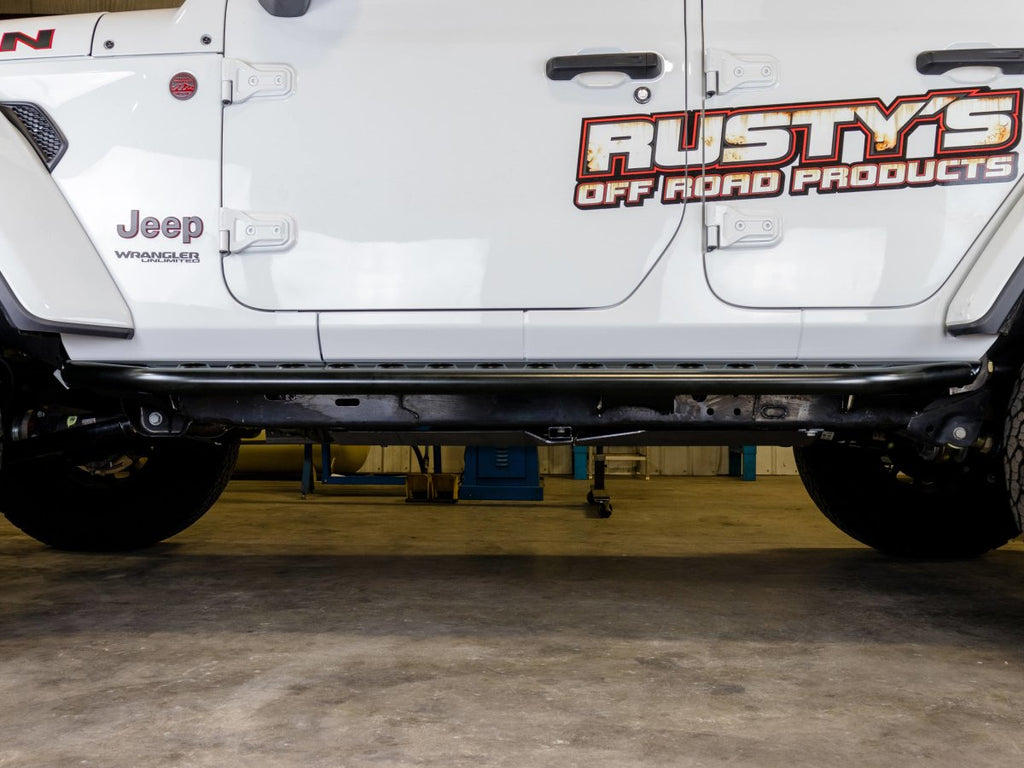 Rusty's Off Road Products Skid Plates Rusty's SideStep Rocker Armor - 2018-2023 JL Wrangler 4-Door