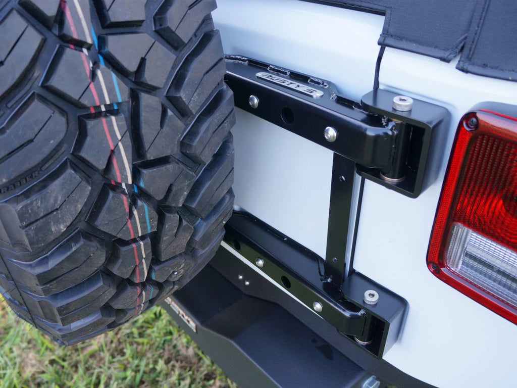 Rusty's Off Road Products Skid Plates Rusty's Tire Carrier - 2007-2018 JK Wrangler