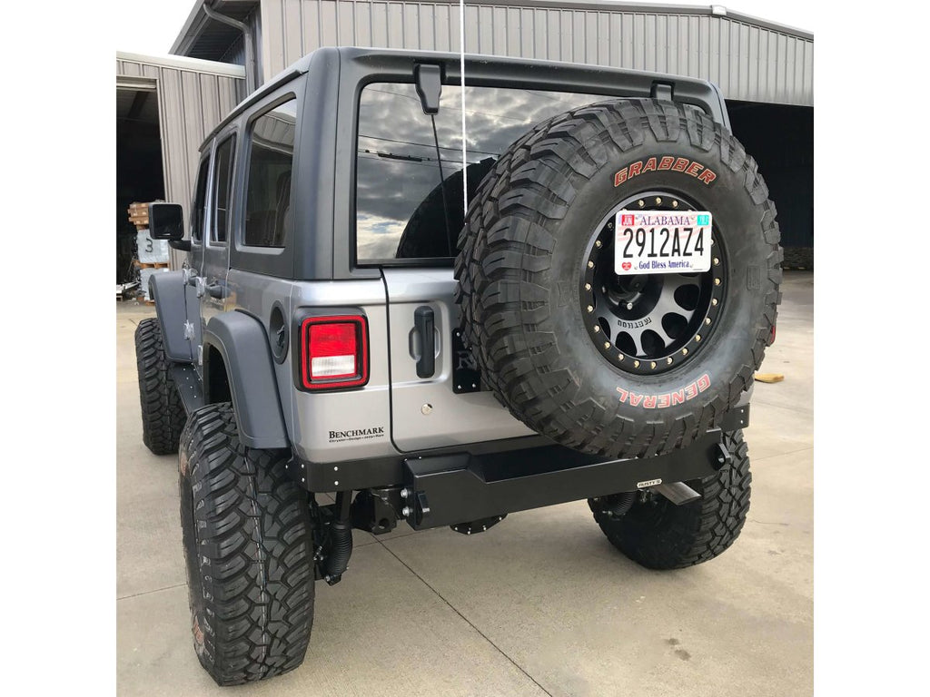 Rusty's Off Road Products Rusty's Tire Carrier - 2018 and Later JL Wrangler